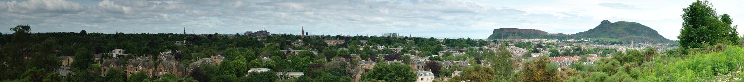 View of Edinburgh from Blackford Hill IV