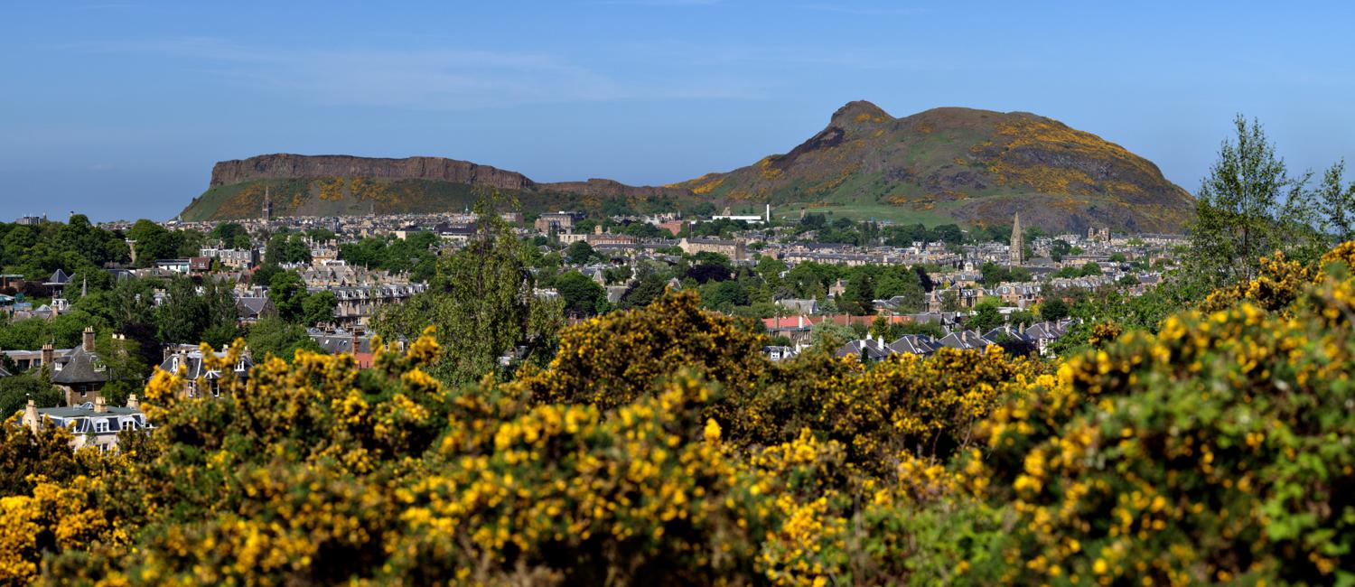 View of Arthur's Seat from Blackford Hill, Edinburgh